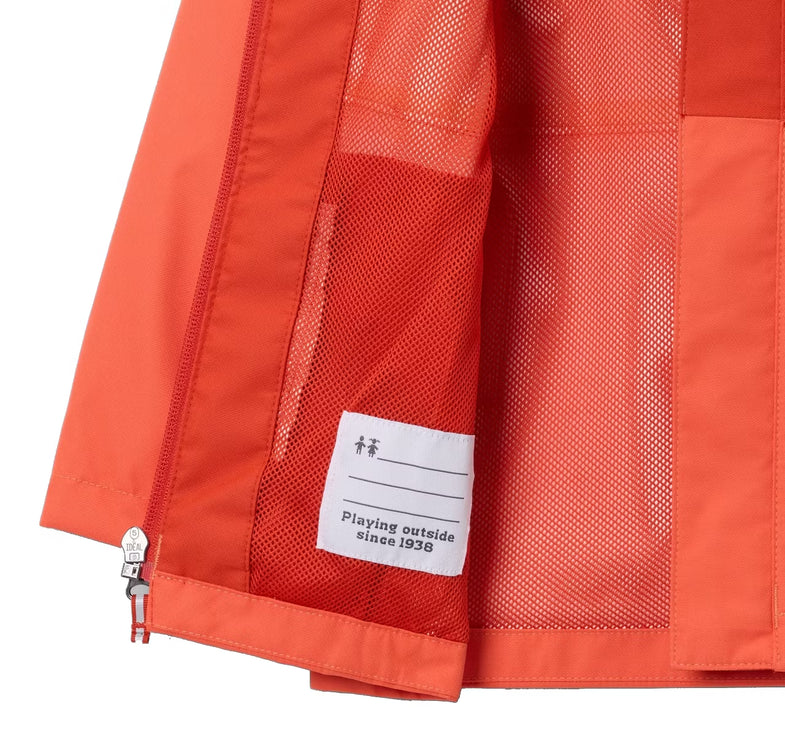 Columbia Boys' Toddler Hikebound II Rain Jacket Super Sonic/Zing