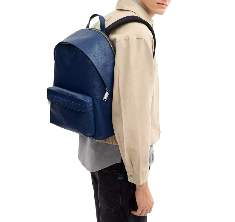 Coach Unisex Taylor Backpack Silver/Deep Blue