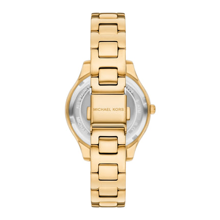 Michael Kors Women's Liliane Pavé Gold-Tone Watch Gold MKO1299