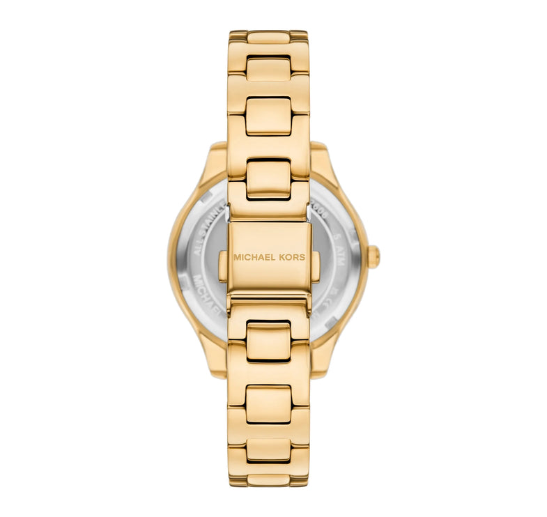 Michael Kors Women's Liliane Pavé Gold-Tone Watch Gold MKO1299