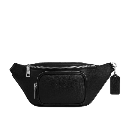 Coach Unisex Travis Belt Bag 30 Silver/Black