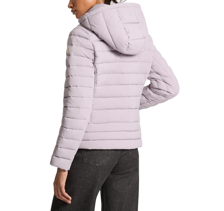Michael Kors Women's Chevron Quilted Jacket Lilac