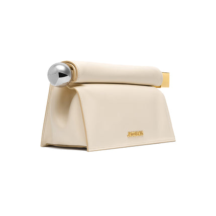 Jacquemus Women's The Rond Carré Clutch Light Ivory