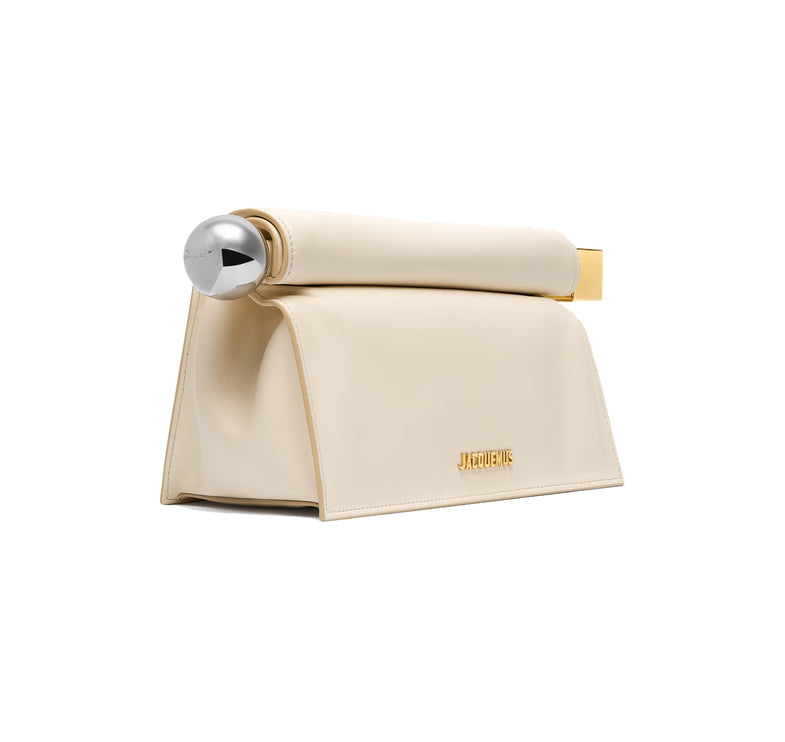 Jacquemus Women's The Rond Carré Clutch Light Ivory