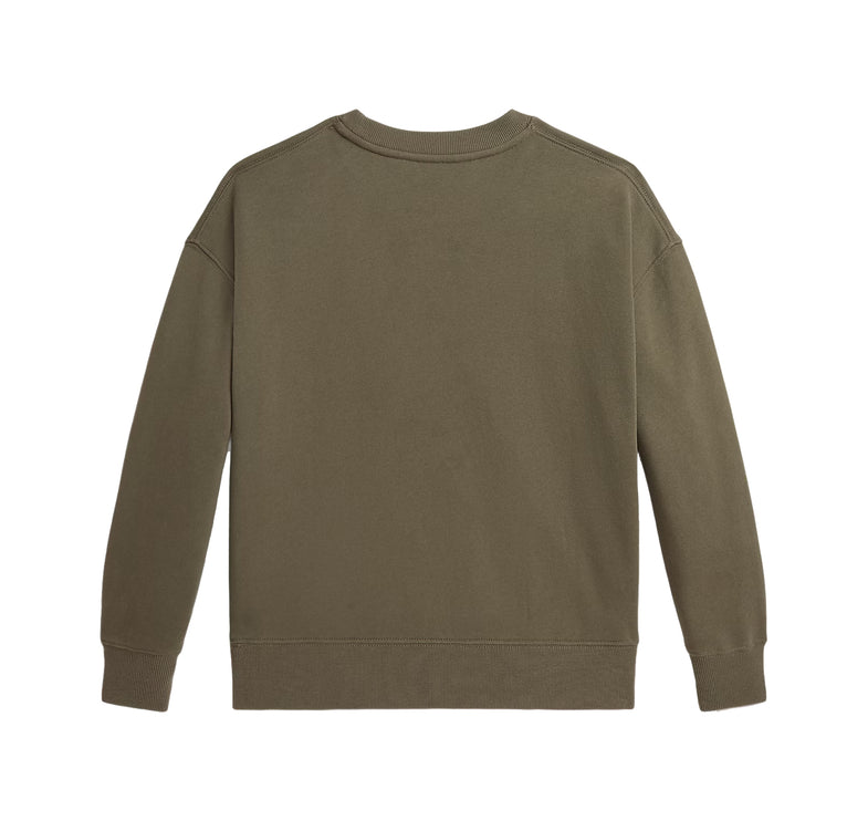 Polo Ralph Lauren Girl's Polo Bear Fleece Sweatshirt Cruise Olive