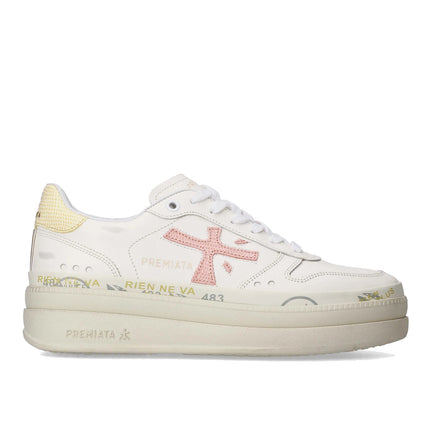 Premiata Women's Micol Sneakers 8196 Pink/Yellow