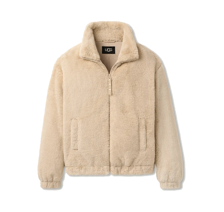 UGG Women's Tash Faux Fur Jacket Spelt