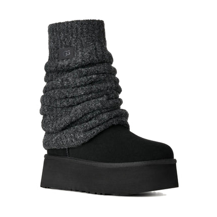 UGG Women's Classic Mini Dipper Legwarmer Black