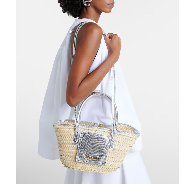 Jacquemus Women's The Small Soli Basket Silver