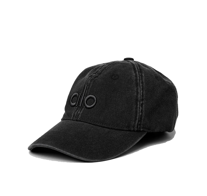 alo Unisex Washed Off-Duty Cap - Vintage Black