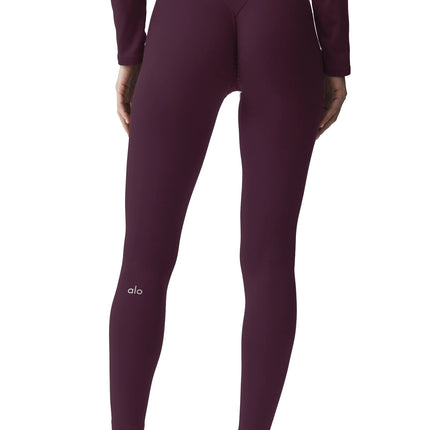 alo Women's ALO Softsculpt Define Legging Rich Bordeaux