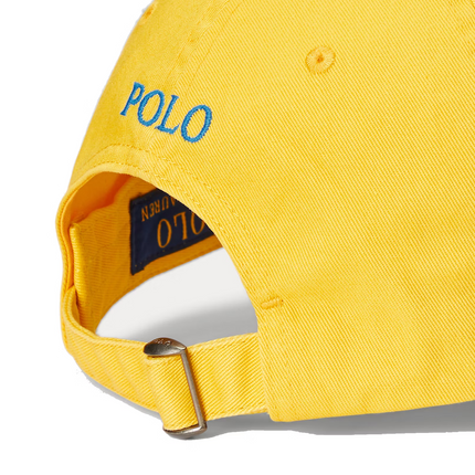 Polo Ralph Lauren Unisex The Iconic Cotton Chino Ball Cap Yellow Fin
