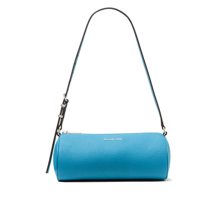 Michael Kors Women's Izzy Small Pebbled Leather Barrel Pochette Milos Blue