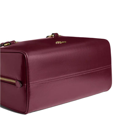 Coach Women's Sydney Shoulder Bag Gold/Dark Cherry
