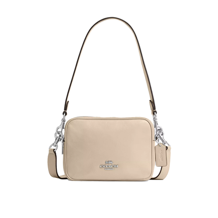 Coach Women's Mini Carey Crossbody Bag Silver/Ivory
