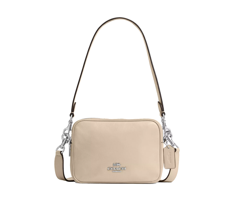 Coach Women's Mini Carey Crossbody Bag Silver/Ivory