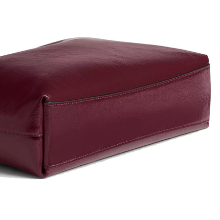 Coach Women's Brooklyn Shoulder Bag 28 Brass/Dark Cherry