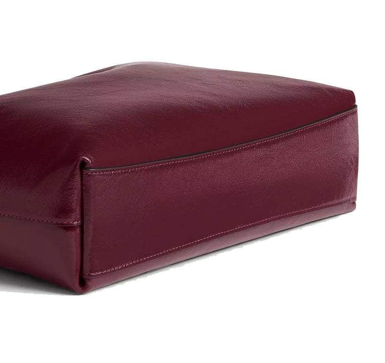 Coach Women's Brooklyn Shoulder Bag 28 Brass/Dark Cherry