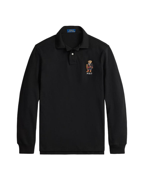 Polo Ralph Lauren Men's Classic Fit Polo Bear Mesh Polo Shirt Polo Black