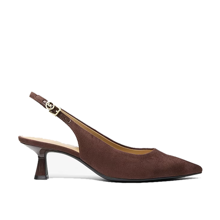 Michael Kors Women's Amali Microsuede Pump Nutmeg