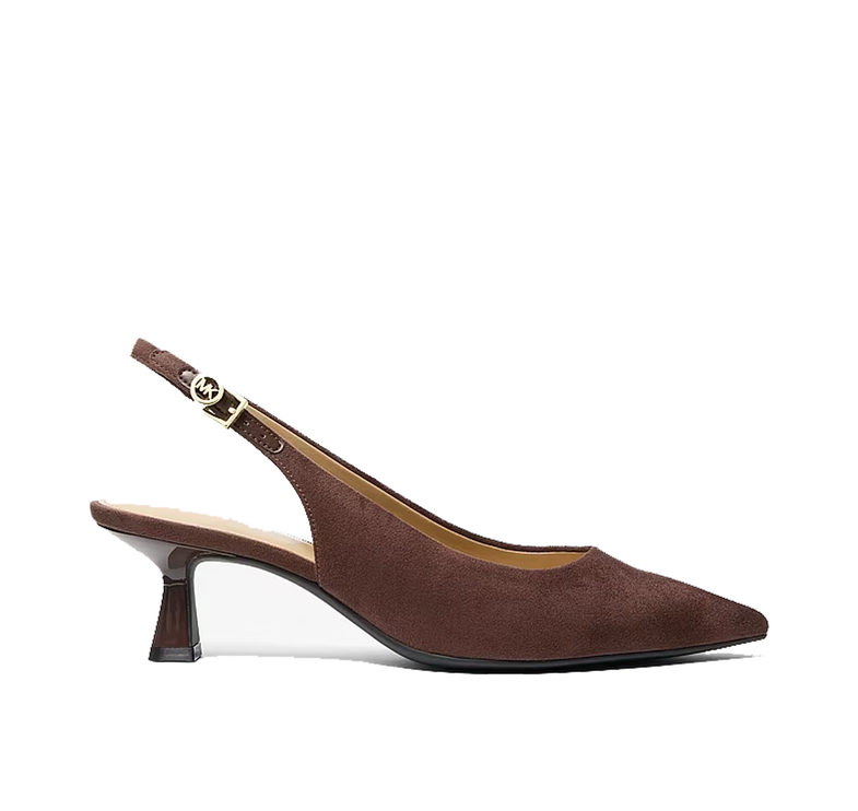 Michael Kors Women's Amali Microsuede Pump Nutmeg