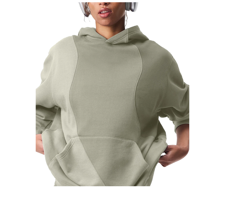 alo Unisex Make Waves Hoodie Limestone Tonal