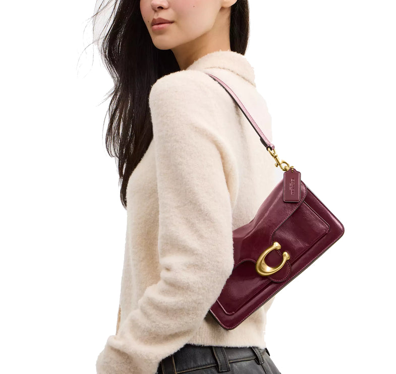 Coach Women's Tabby Shoulder Bag 26 Brass/Dark Cherry