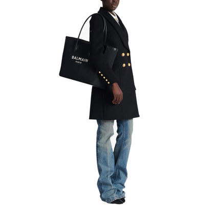 Balmain Women's B-Army Tote Bag with Logo Black