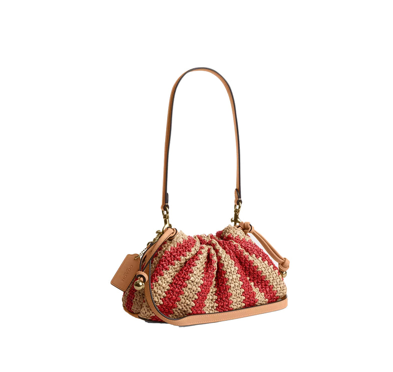 Coach Women's Faye Shoulder Bag Gold/Red/Tan
