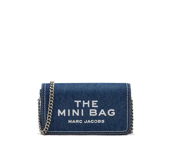 Marc Jacobs Women's The Denim Chain Mini Bag Dark Wash