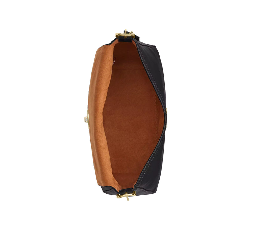 Coach Women's Etta Flap Bag Gold/Black