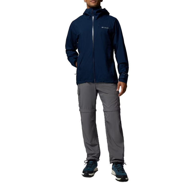 Columbia Men's Trailborne 2.5L Rain Shell Collegiate Navy
