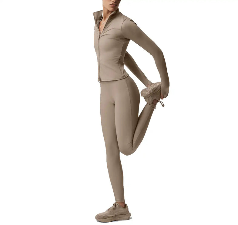 alo Women's Airlift High-Waist Sleek Legging Gravel