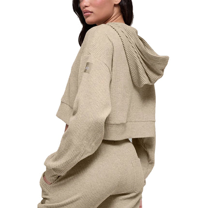 alo Women's Muse Hoodie Gravel Heather