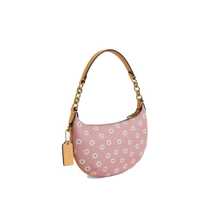 Coach Women's Mini Payton Bag With Floral Print Gold/Pink Multi