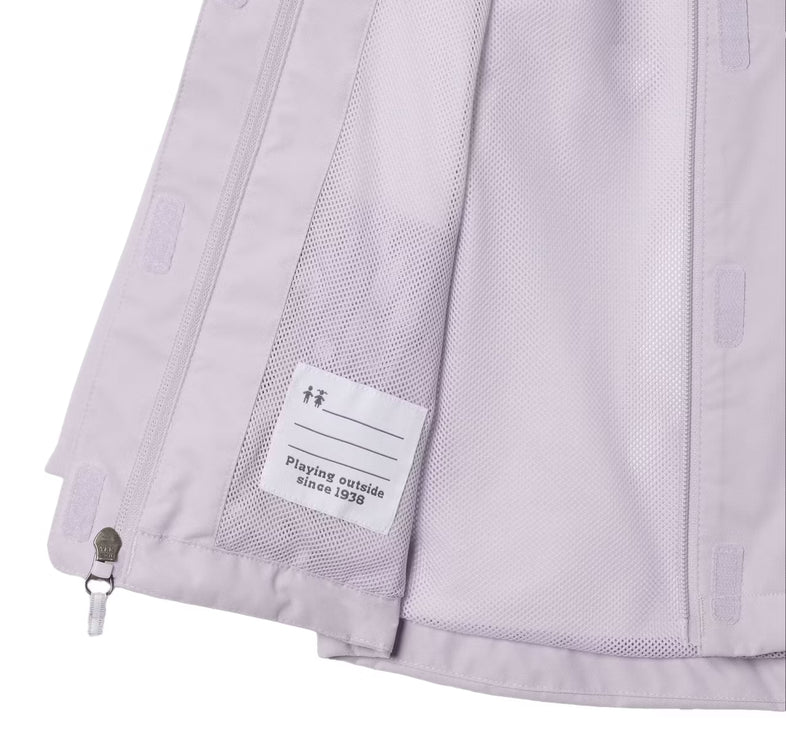 Columbia Girls' Toddler Hikebound II Rain Jacket Lavender Pearl