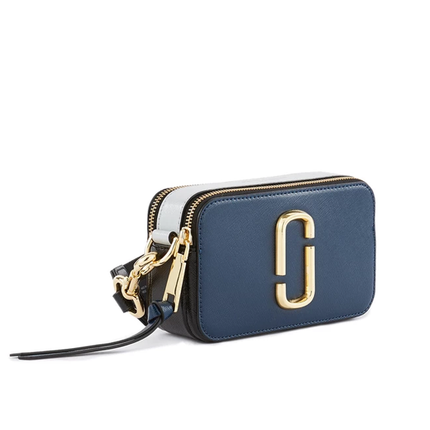 Marc Jacobs Women's The Snapshot Crossbody Bag Sea Blue Multi - Hemen Kargoda