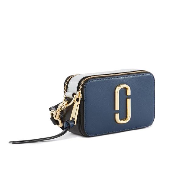 Marc Jacobs Women's The Snapshot Crossbody Bag Sea Blue Multi - Hemen Kargoda