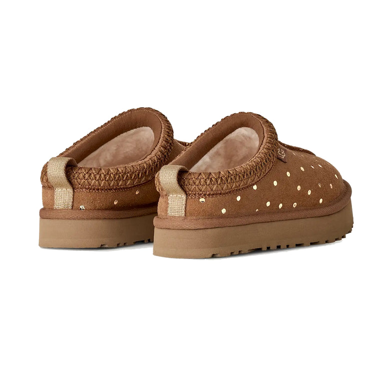UGG Big Kids' Tazz Shiny Dots Chestnut