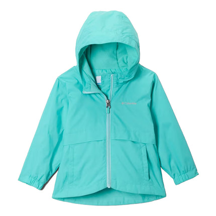 Columbia Girls' Toddler Rain-Zilla II Jacket Dolphin