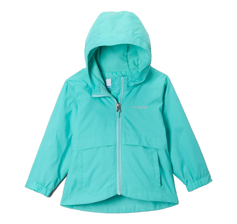 Columbia Girls' Toddler Rain-Zilla II Jacket Dolphin