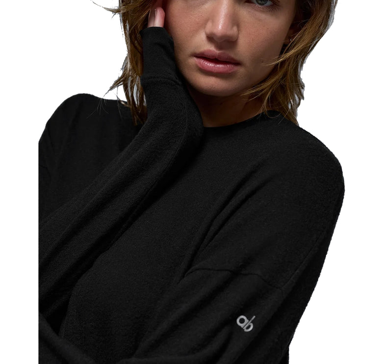 alo Women's Soho Pullover Black