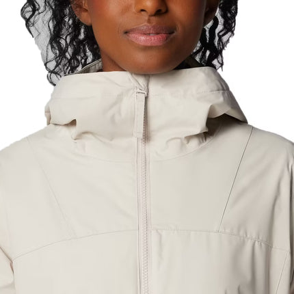 Columbia Women's Sweet Creek II Lined Rain Jacket Dark Stone