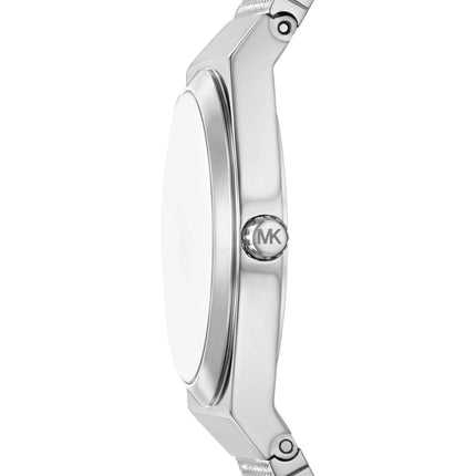 Michael Kors Women's Mini Lennox Pavé Silver-Tone Watch Silver MKO1305