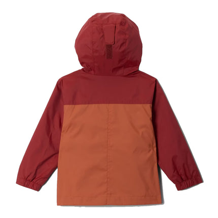 Columbia Boys' Toddler Rain-Zilla II Jacket Red Oxide/Teak Brown
