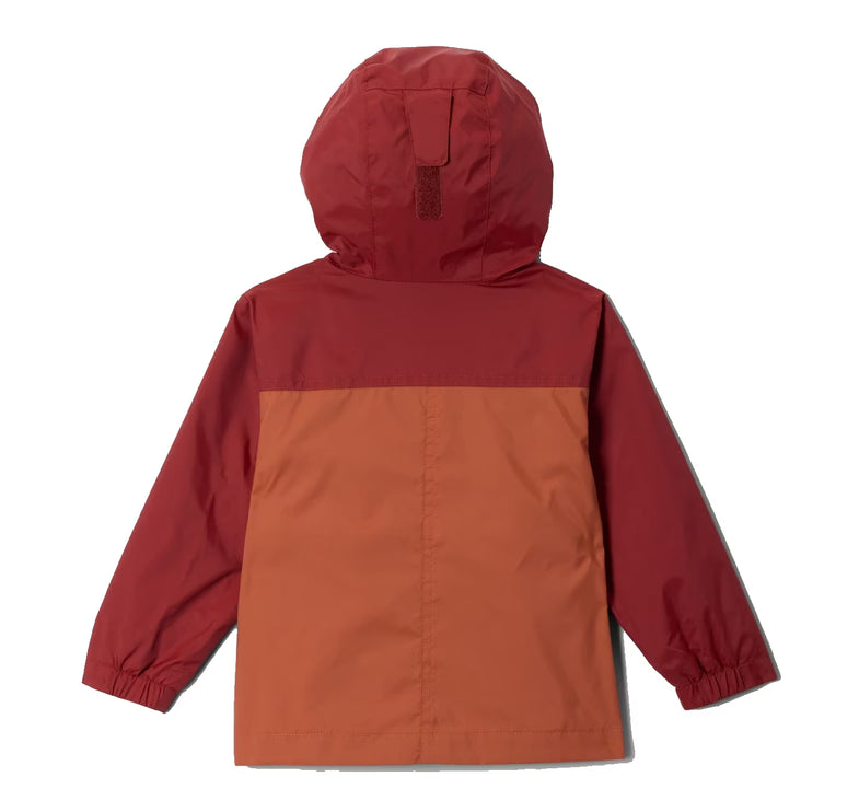 Columbia Boys' Toddler Rain-Zilla II Jacket Red Oxide/Teak Brown