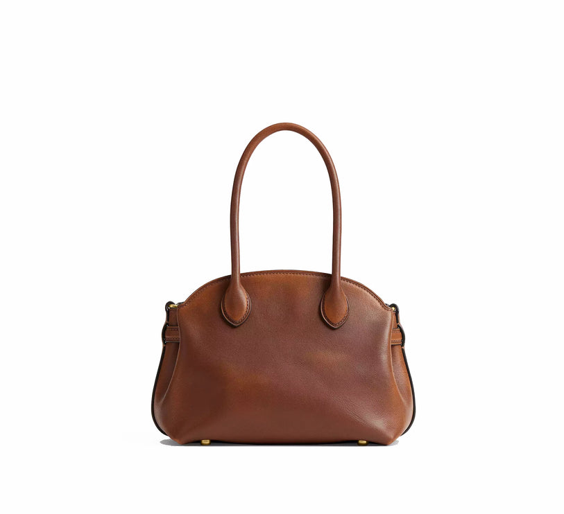 Coach Women's Empire Carryall Bag 21 In Loved Leather Brass/Brown