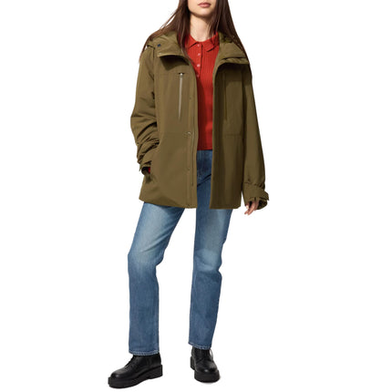 Uniqlo Unisex Hybrid Down Parka 34 Brown