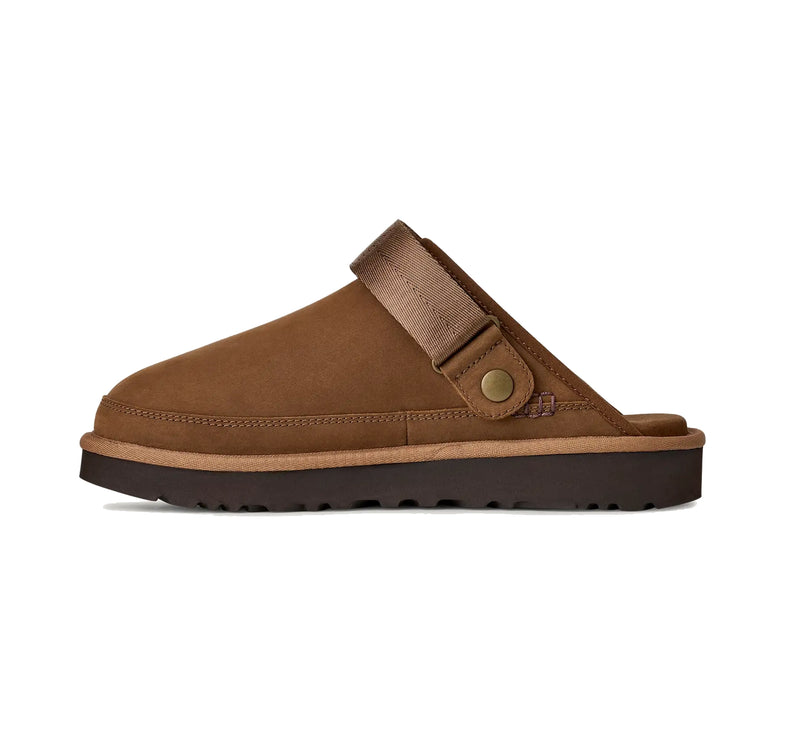 UGG Men's Goldencoast Clog II Nubuck Dark Chestnut