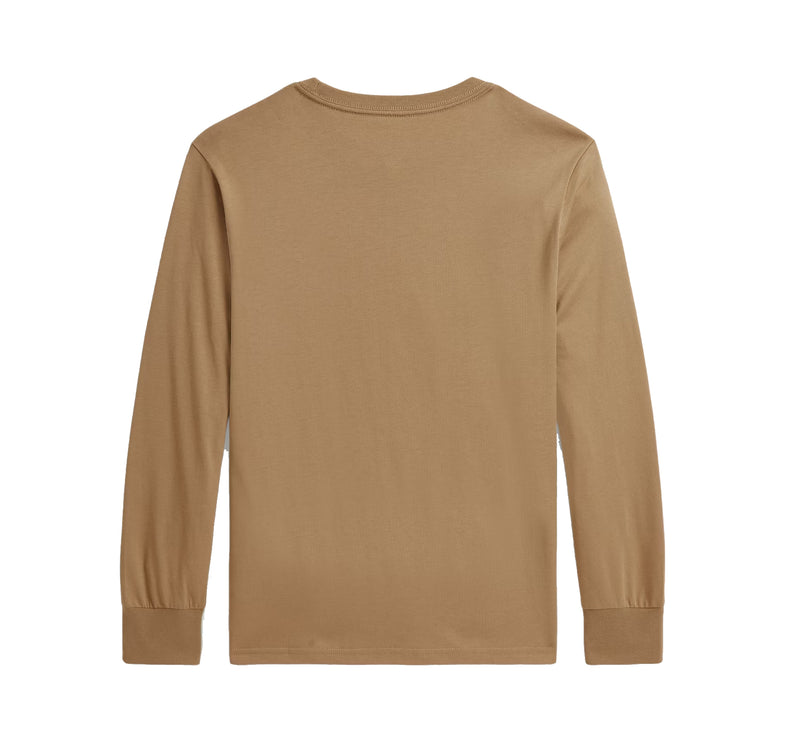 Polo Ralph Lauren Boy's Polo Bear Cotton Jersey Tee Camel